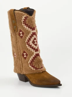 – Western Boots aus Veloursleder*Konstantin Starke New