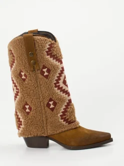 – Western Boots aus Veloursleder*Konstantin Starke New