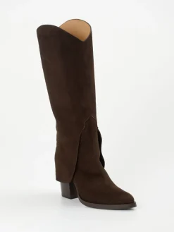 – Western Boots aus Veloursleder*Konstantin Starke New