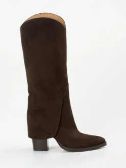 – Western Boots aus Veloursleder*Konstantin Starke New