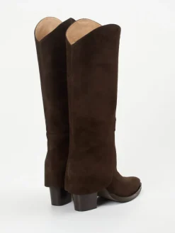 – Western Boots aus Veloursleder*Konstantin Starke New