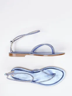 – Zehentrenner aus Metallicleder*Konstantin Starke Sale