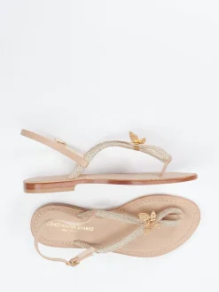 Damen Konstantin Starke – Zehentrenner-Sandalen aus Glattleder