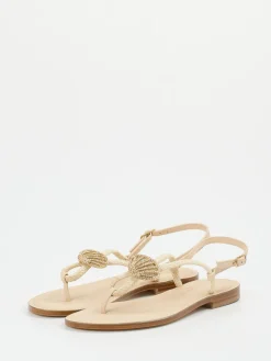 – Zehentrenner aus Textil und Leder*Konstantin Starke Outlet