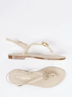 – Zehentrenner aus Textil und Leder*Konstantin Starke Outlet