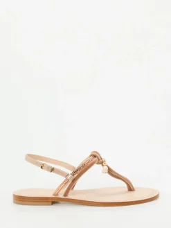 – Zehentrenner aus Textil und Leder*Konstantin Starke Discount