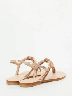 – Zehentrenner aus Textil und Leder*Konstantin Starke Discount