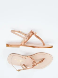 – Zehentrenner aus Textil und Leder*Konstantin Starke Discount