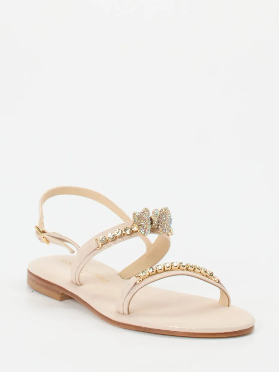 – Zehentrenner-Sandale aus Metallicleder*Konstantin Starke Sale