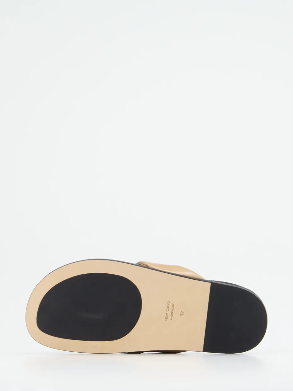 – Zehentrenner aus Lammleder Beigegold*Konstantin Starke Outlet