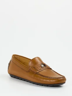 Herren La Martina – Loafer aus Kalbleder Cognac