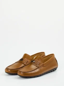 Herren La Martina – Loafer aus Kalbleder Cognac