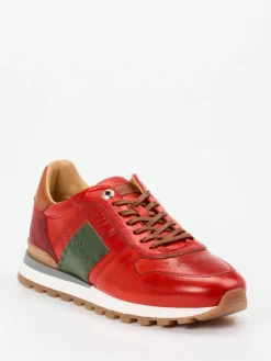 Herren La Martina – Retro-Sneaker aus Kalbleder