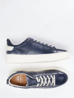 Herren La Martina – Sneaker aus Kalbleder in Dunkel