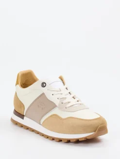 Herren La Martina – Sneaker aus Kalbleder und Veloursleder