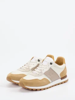 Herren La Martina – Sneaker aus Kalbleder und Veloursleder