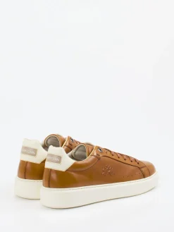 Herren La Martina – Sneaker aus Kalbleder cognac