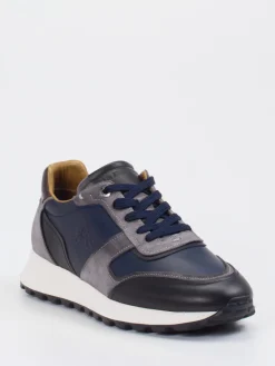 Herren La Martina – Sneaker aus Kalbleder in und Blau