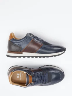 – Sneaker aus Kalbleder in Dunkel*La Martina Discount