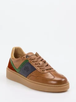 – Sneaker aus Kalbleder in Cognac*La Martina Best