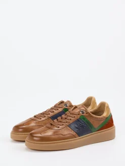 – Sneaker aus Kalbleder in Cognac*La Martina Best