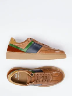 – Sneaker aus Kalbleder in Cognac*La Martina Best