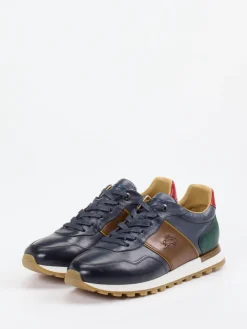 Herren La Martina – Sneaker aus Kalbleder Dunkel