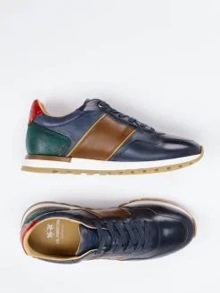 Herren La Martina – Sneaker aus Kalbleder Dunkel