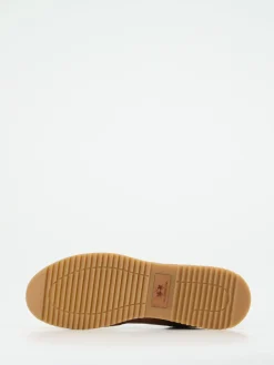 Herren La Martina – Sneaker aus Kalbleder cognacfarben