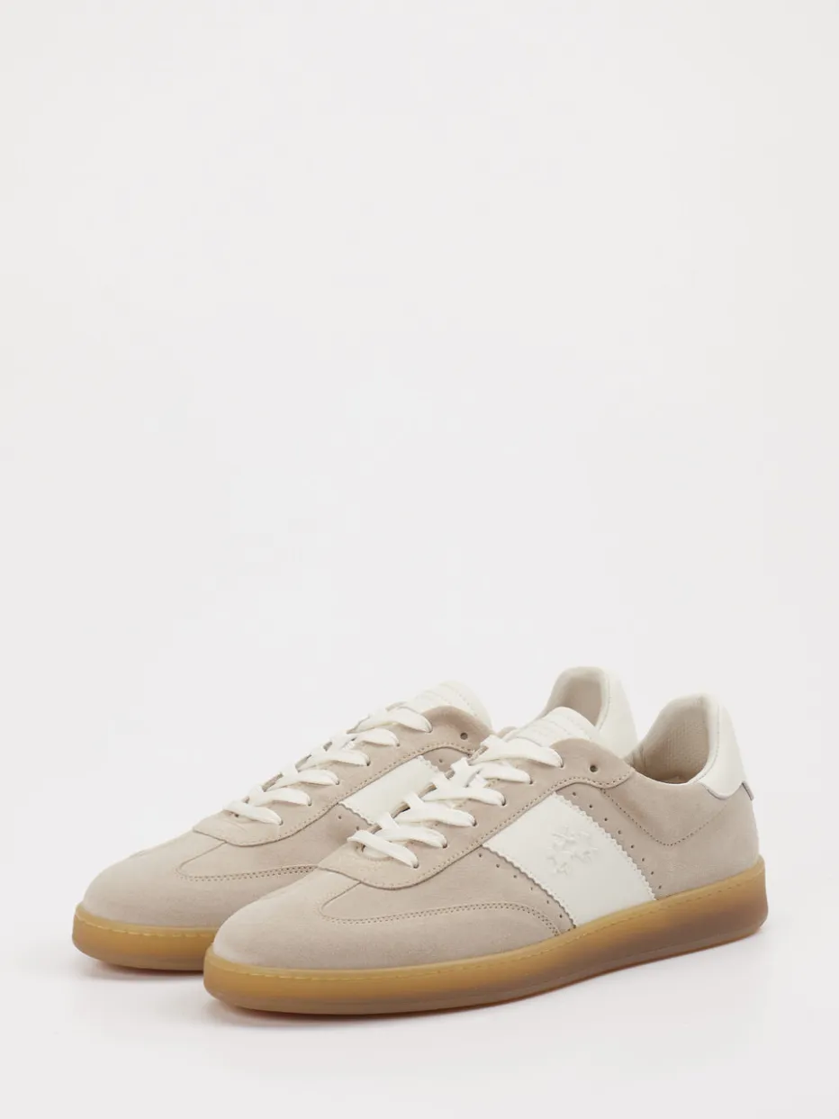 Herren La Martina – Sneaker aus Veloursleder in grau