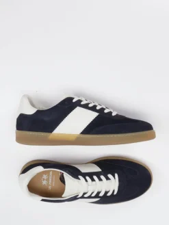 Herren La Martina – Sneaker aus Veloursleder Dunkel