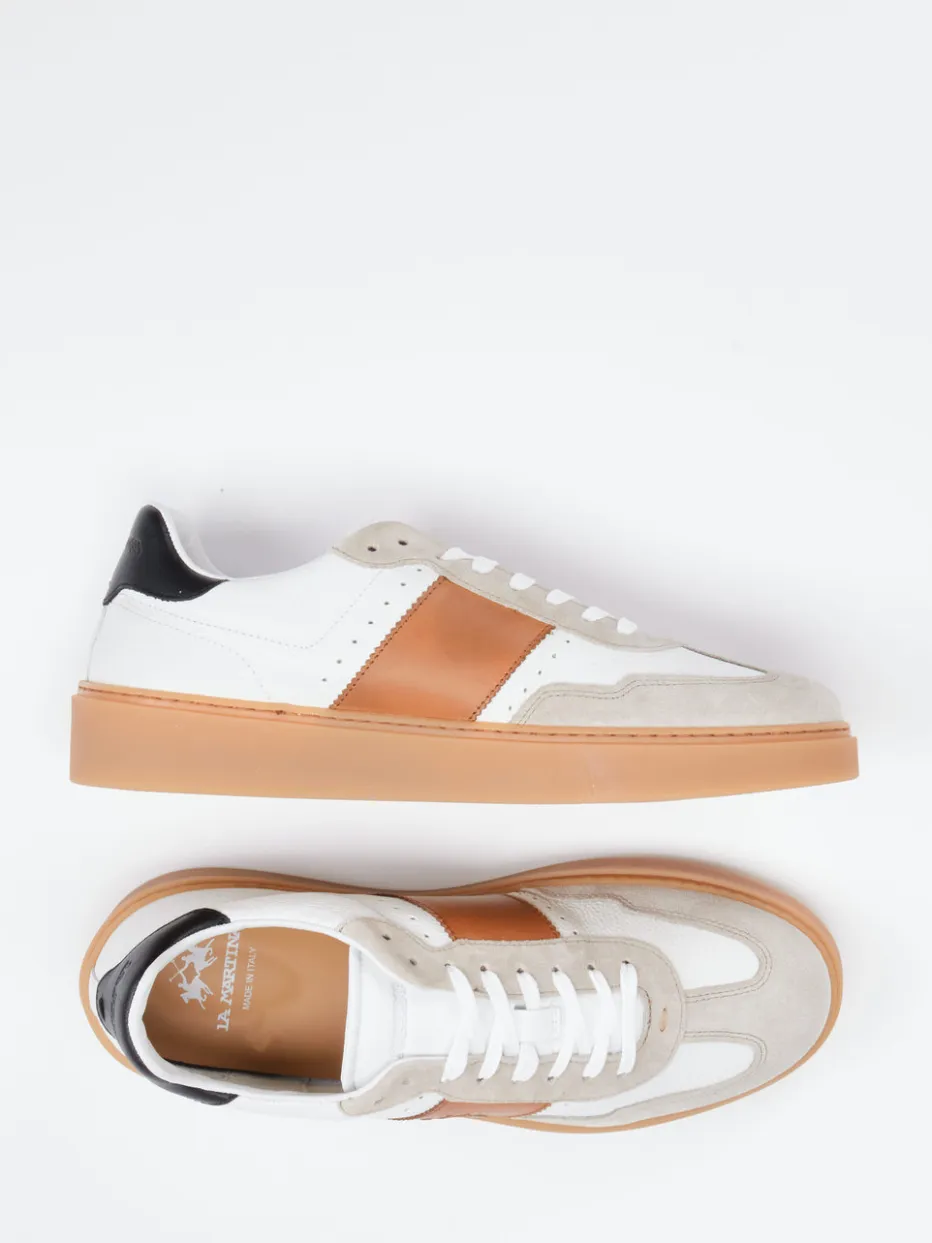 Herren La Martina – Sneaker aus Velours- und Glattleder
