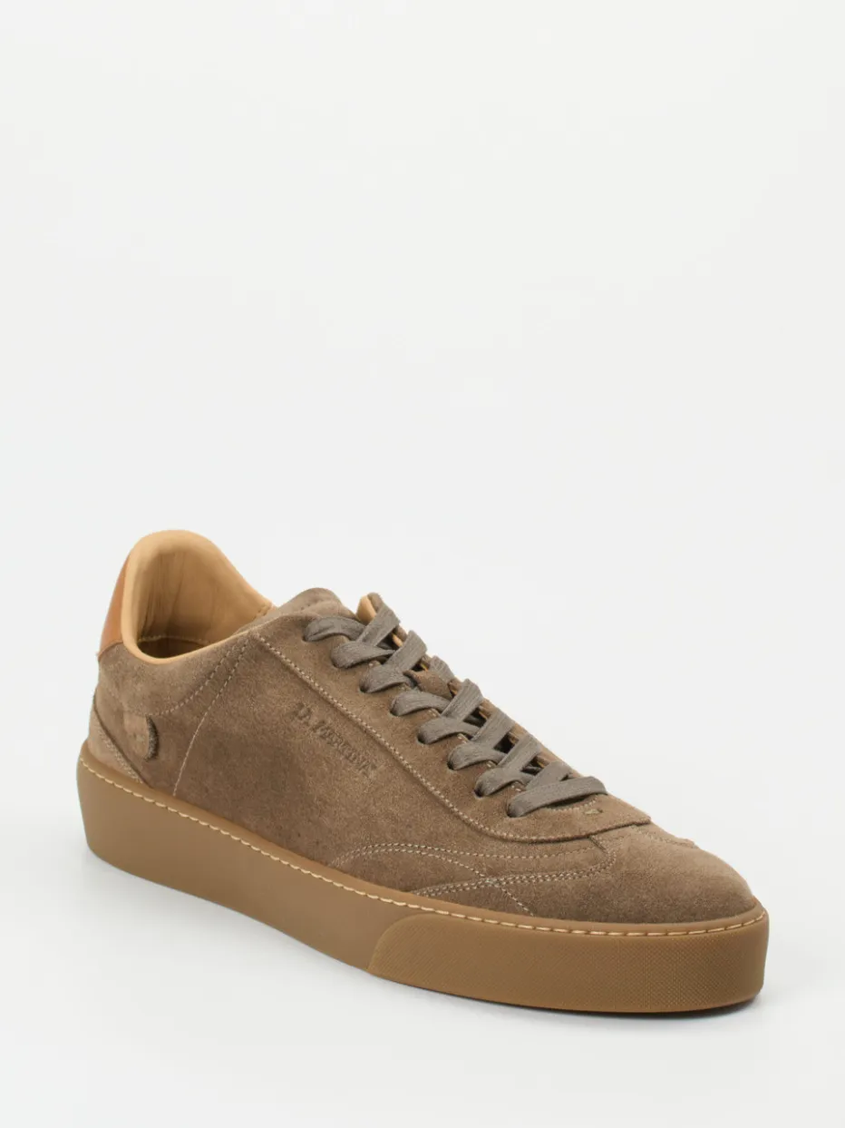 – Sneaker aus Veloursleder in Taupe*La Martina Sale