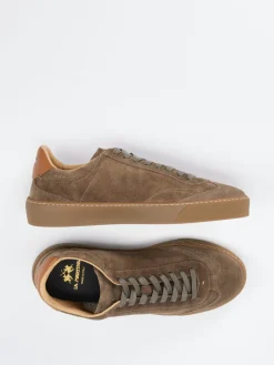 – Sneaker aus Veloursleder in Taupe*La Martina Sale