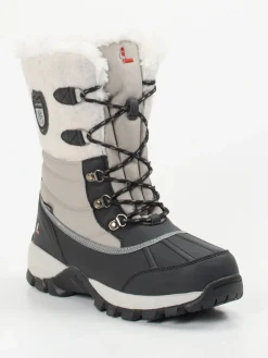 – Winterstiefel aus Synthetikleder hell*Lackner