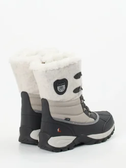 – Winterstiefel aus Synthetikleder hell*Lackner
