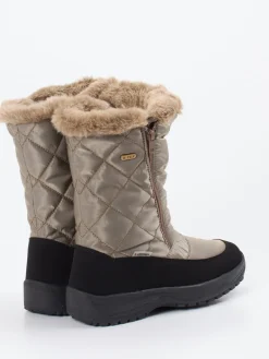 Damen Lackner – Winterstiefel aus Nylon in Taupe
