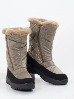 Damen Lackner – Winterstiefel aus Nylon in Taupe