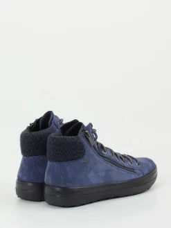 Damen Legero – Schnürboots aus Veloursleder Dunkel