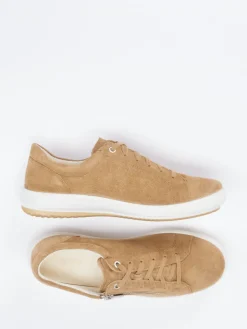 – Sneaker aus Veloursleder sandbeige*Legero Sale