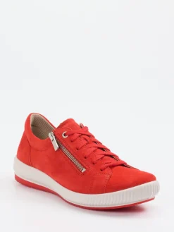 – Sneaker aus Veloursleder in Signal*Legero