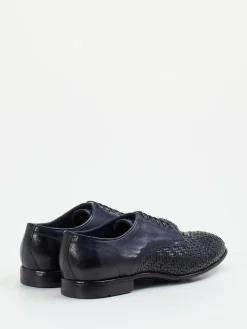 Herren Lemargo – Derby aus Flechtleder in Tief