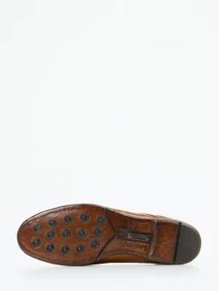 – Derby-Schnürschuh aus Kalbleder cognac*Lemargo Sale