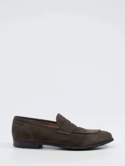 – Loafer aus Veloursleder Dunkelolivgrau*Lemargo