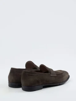 – Loafer aus Veloursleder Dunkelolivgrau*Lemargo