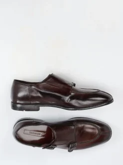 – Monkstrap-Halbschuh aus Kalbleder Dunkel*Lemargo