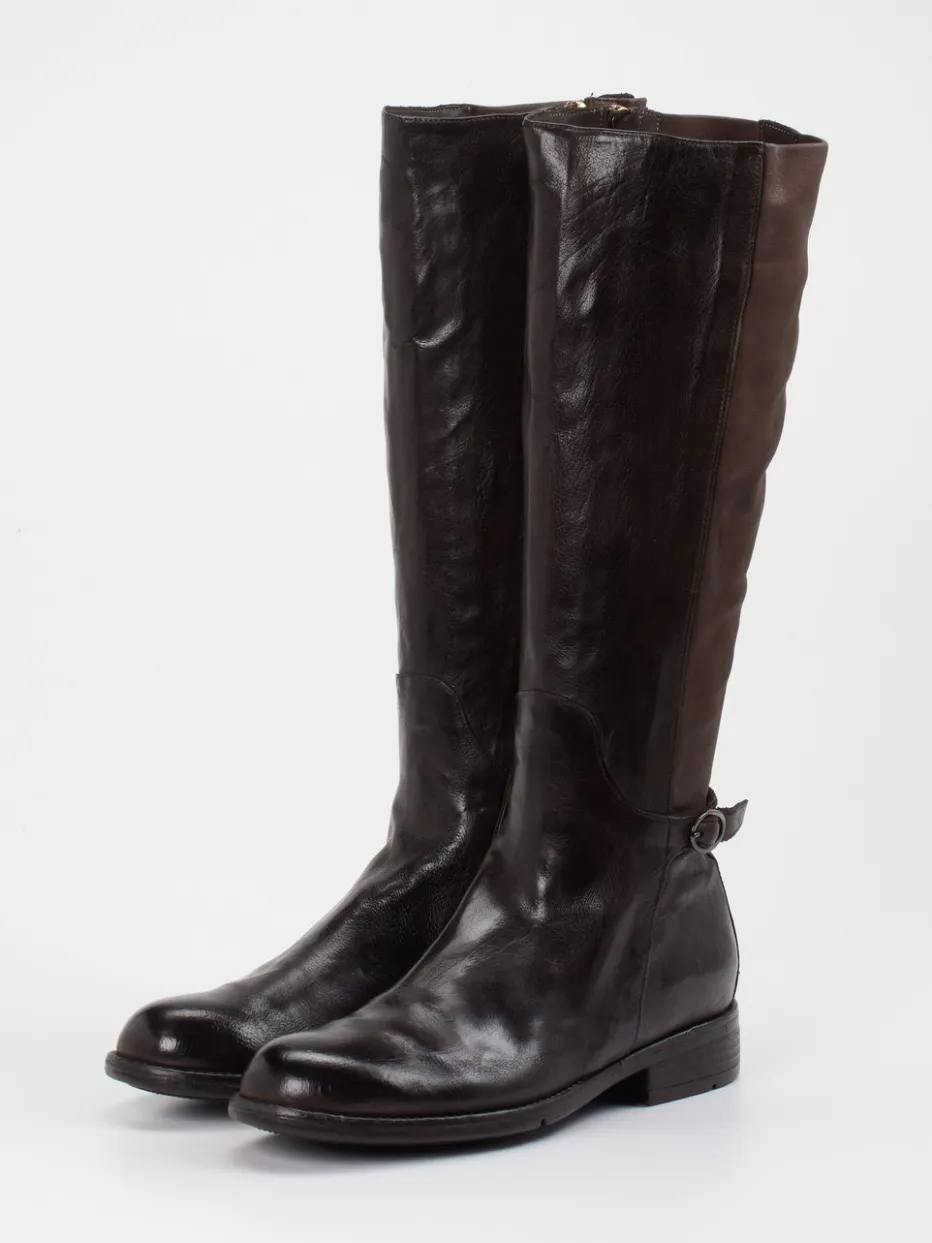 Damen Lemargo – Reitstiefel aus Büffelleder dunkel