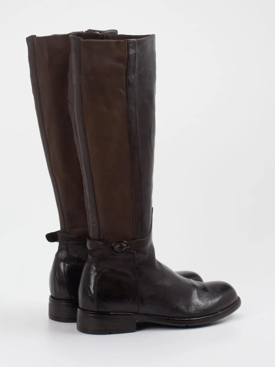 Damen Lemargo – Reitstiefel aus Büffelleder dunkel