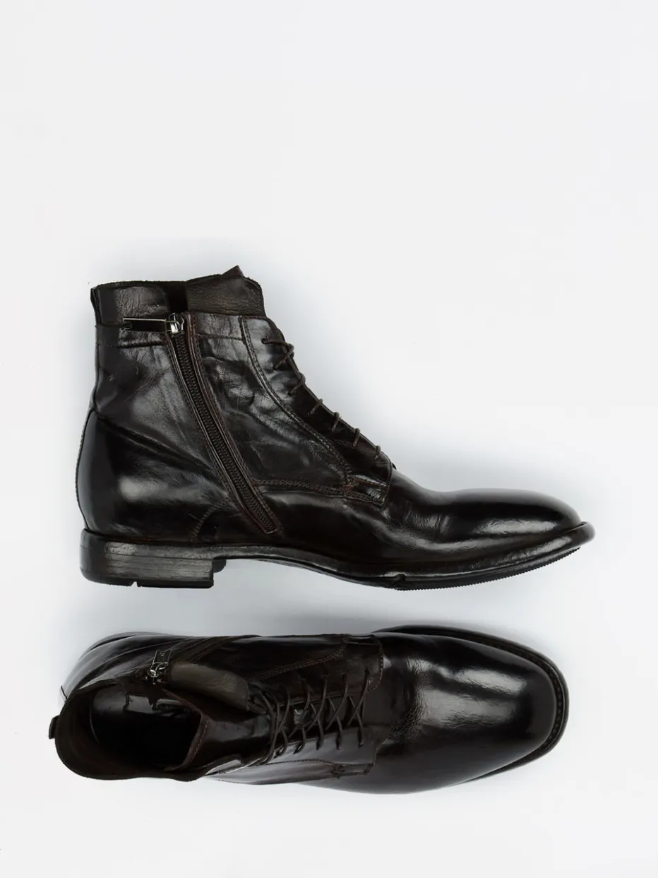 – Schnürboots aus Känguruleder dunkel*Lemargo