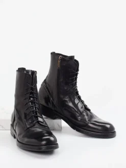 – Schnürstiefelette aus Büffelleder*Lemargo Best